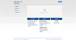 Desktop Screenshot of akustica.com